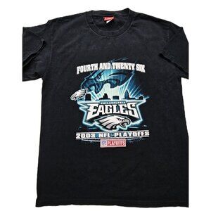 Vintage NFL 2003 Philadelphia Eagles Playoff T-Shirt - Size Large
